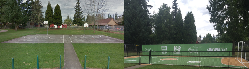 Gresham before and after