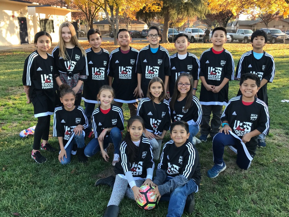 image of a children's soccer team