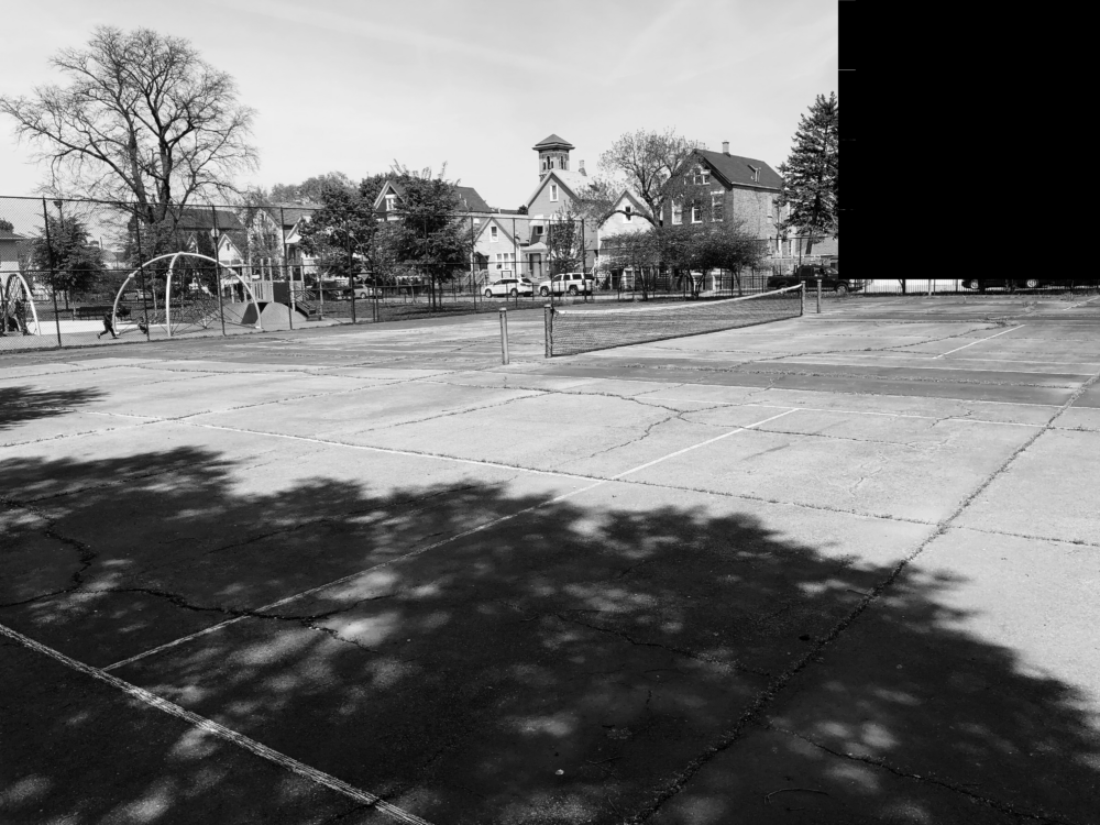 Empty lot before creation of mini-pitch in Chicago