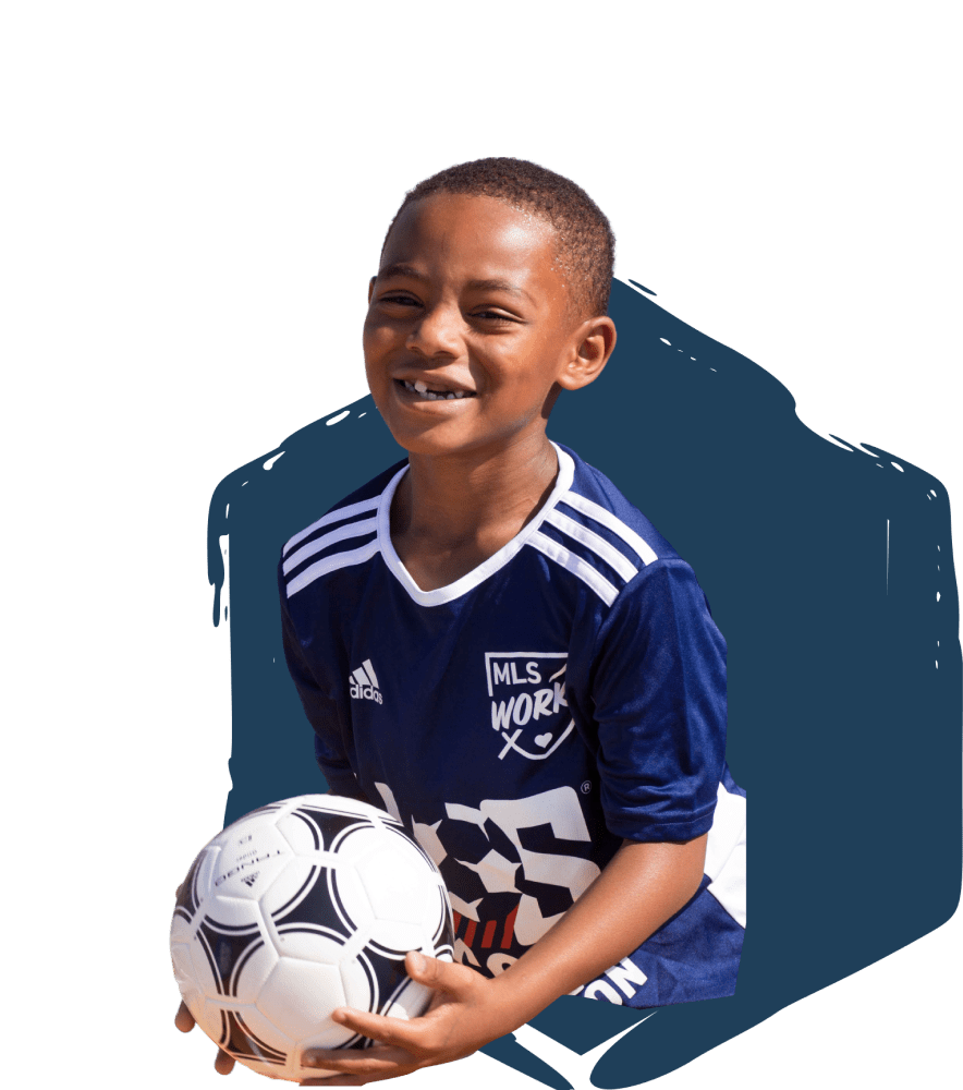 boy with soccerball