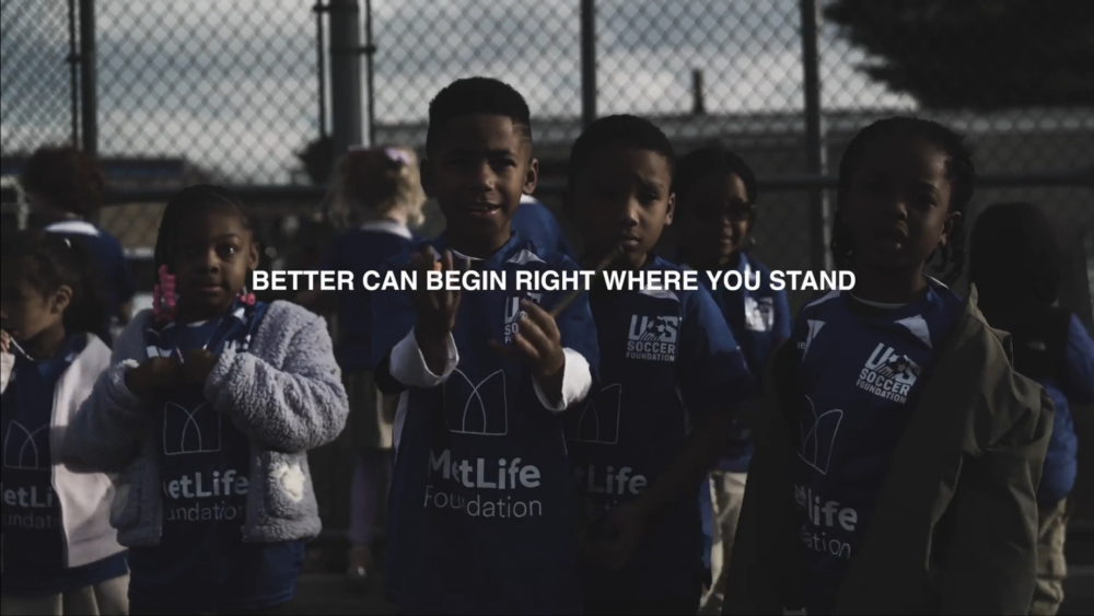 An image of kids with the phrase "Better Can Begin Right Where You Stand" across the image.